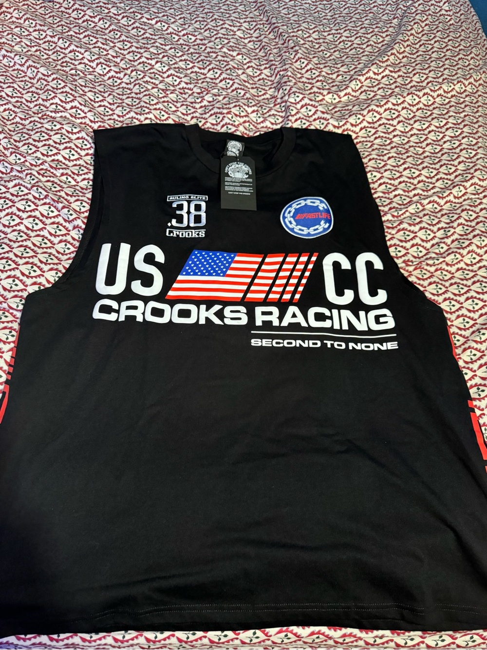 Crooks and castles tank top